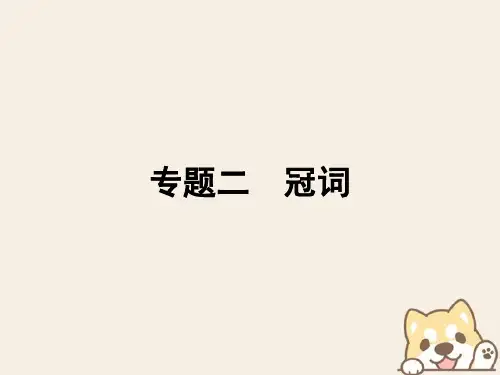 小升初英语第四讲词汇广场专题二冠词