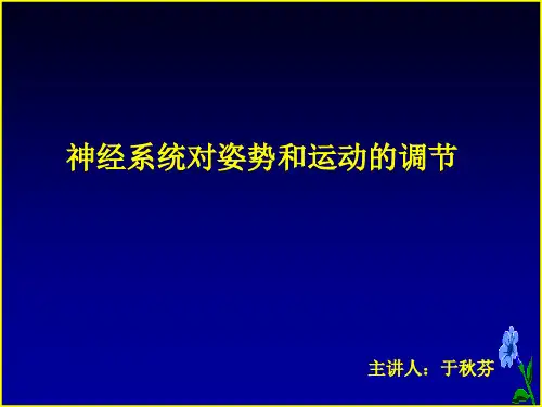 第三章  躯体运动的神经控制