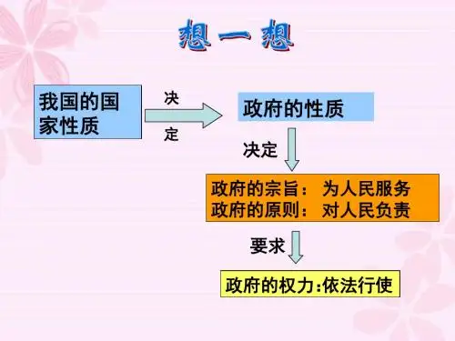 4.1政府的权力：依法行使修改版___2015