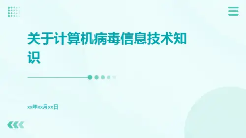 关于计算机病毒信息技术知识