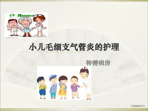 小儿毛细支气管炎的护理ppt课件