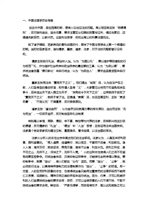 法理学历史