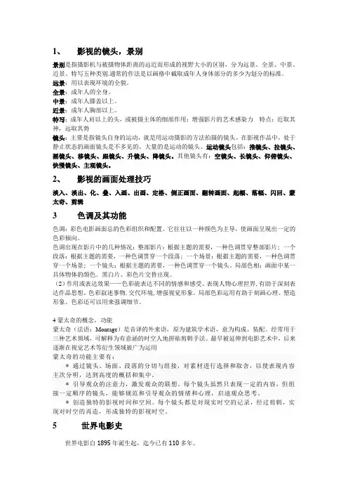 影视文学鉴赏