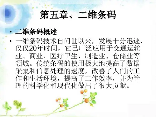 第五章二维条码