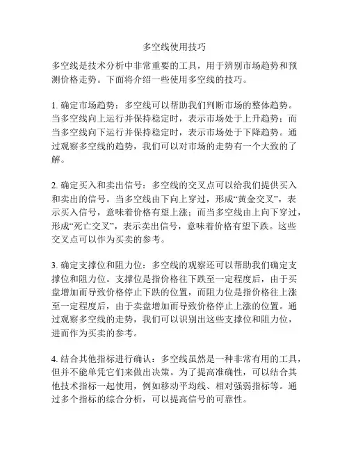 多空线使用技巧
