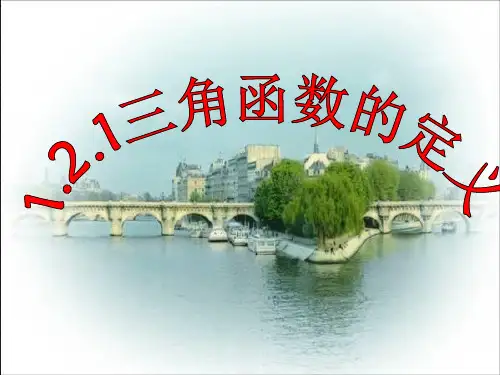 三角函数的定义省公开课获奖课件说课比赛一等奖课件