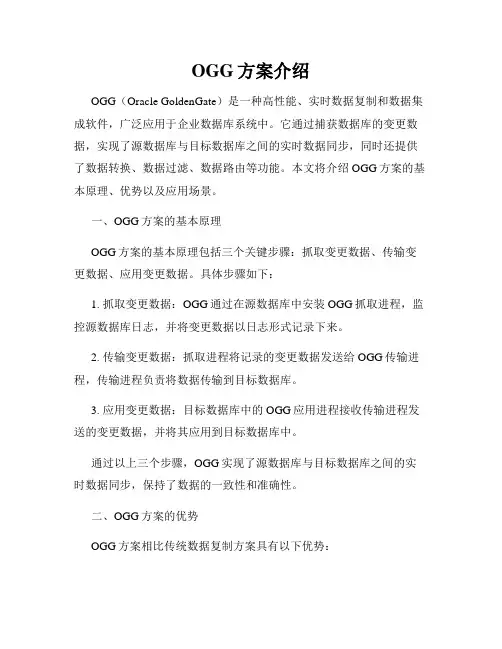 OGG方案介绍