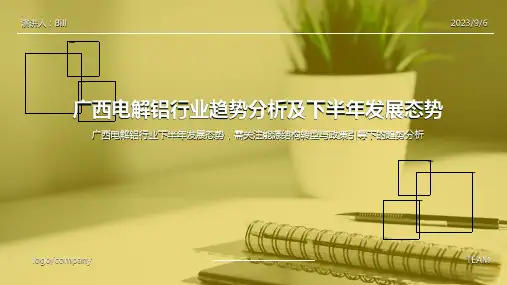 2023年下半年广西电解铝行业发展趋势分析模板