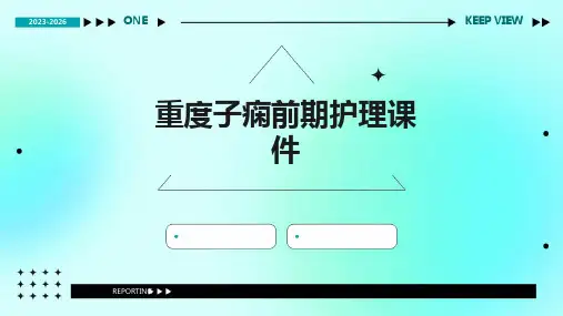 重度子痫前期护理课件