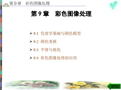 《数字图象处理》第09章彩色图像处理
