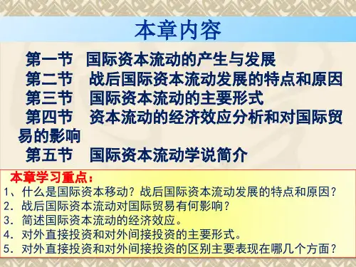 国际资本移动PPT课件