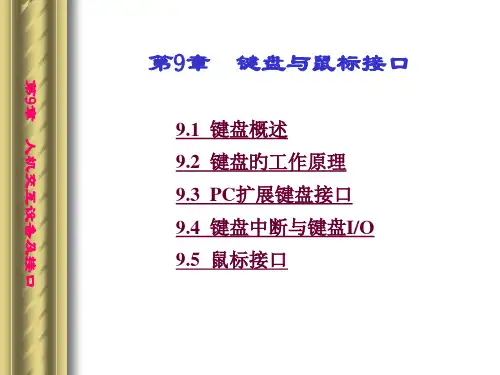 070033《微机原理》-人机交互设备及接口1