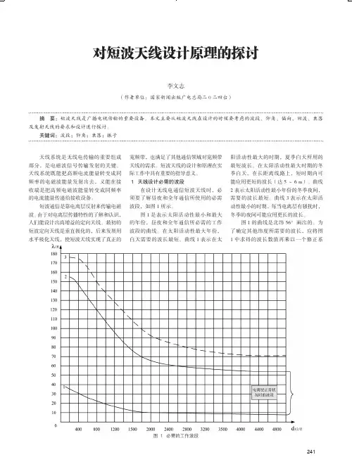 对短波天线设计原理的探讨