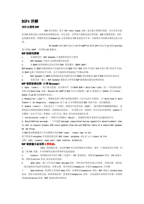 BGP4详解