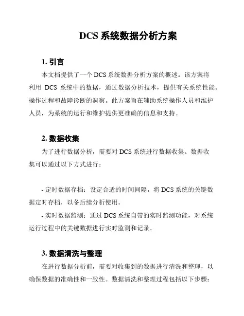 DCS系统数据分析方案