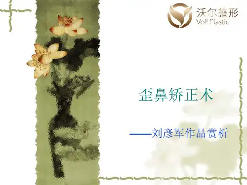 歪鼻矫正术――刘彦军汇总