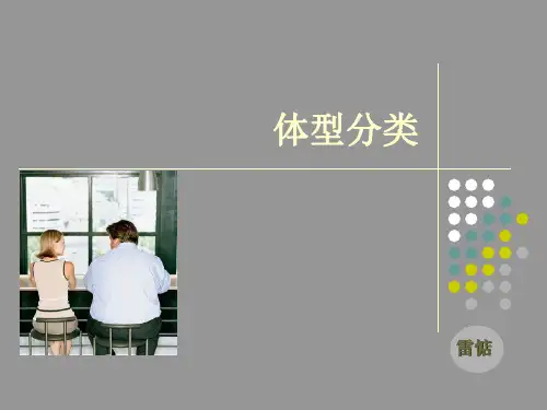 男女体型分类与服装
