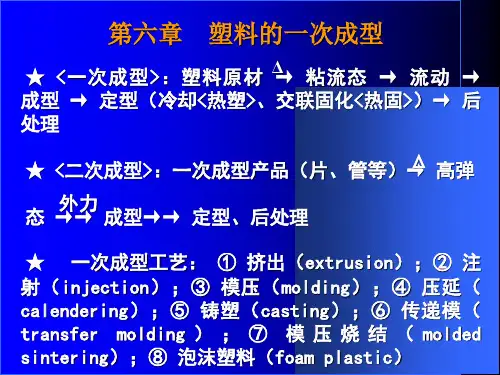 高分子成型加工原理