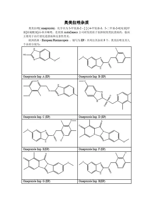 奥美拉唑杂质分析