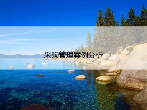 采购管理案例分析