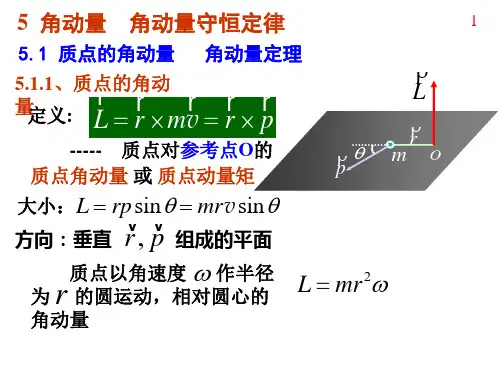 角动量和角动量守恒