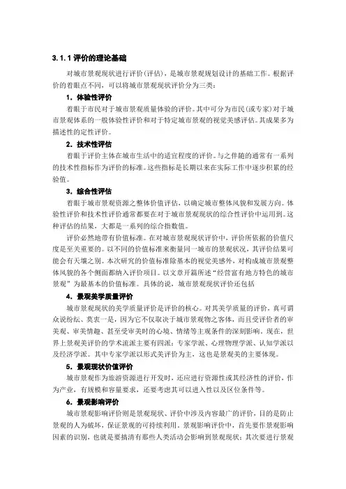 景观评价