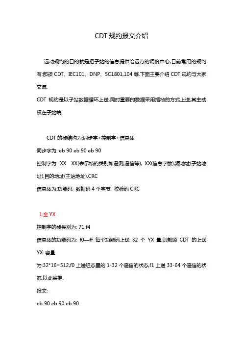 CDT规约