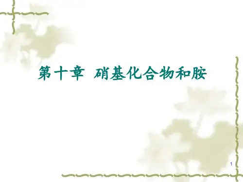 第十三章 硝基化合物和胺