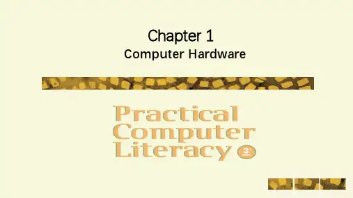 计算机应用基础(双语)Chapter-01课件