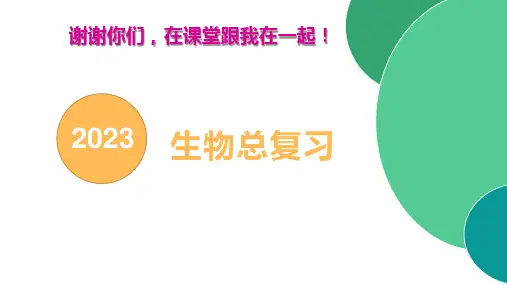 1-1 生物与环境-2023年中考生物总复习核心知识精讲课件