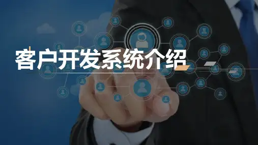 国寿客户开发系统介绍61页
