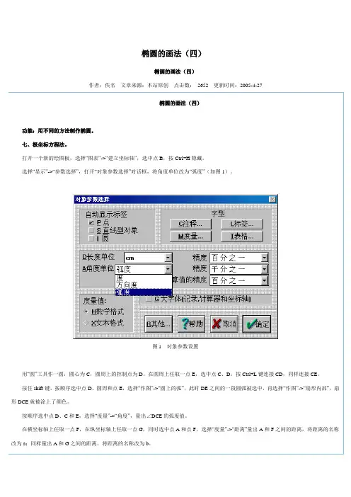 椭圆的画法(4)