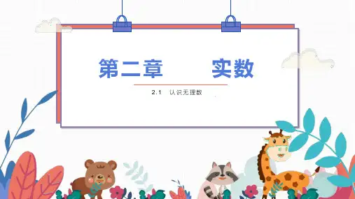 北师大版八年级数学上册第1课时认识无理数同步精品课件