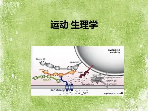 运动生理学课件(全)ppt