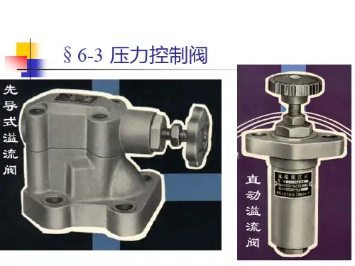 压力控制阀