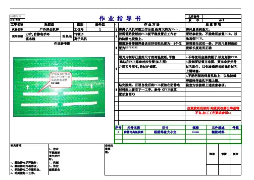 插件线作业指导书