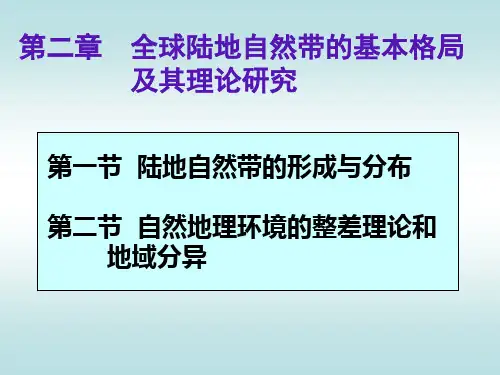 世界地理陆地自然带