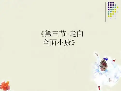 《第三节-走向全面小康》ppt课件