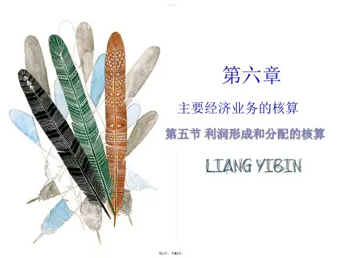 6-5第六章-利润形成与分配的核算