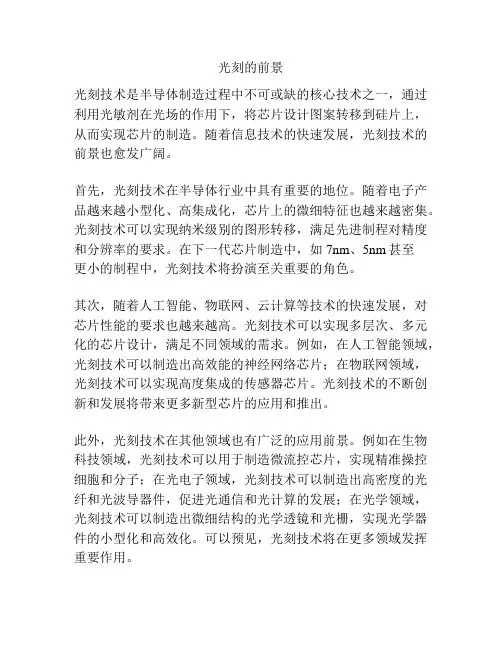 光刻的前景