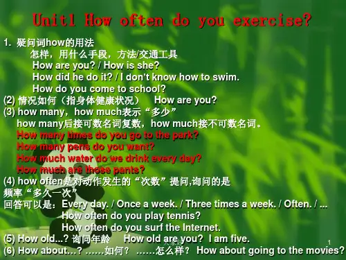 八年级上册英语unit1-单词及语法讲解