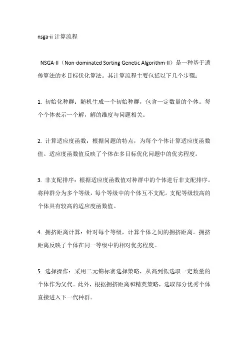 nsga-ii计算流程