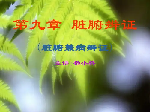 第八章-脏腑辨证(脏腑兼病辨证)