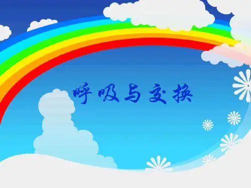 六年级下册科学-呼吸与交换-冀教版-PPT课堂课件