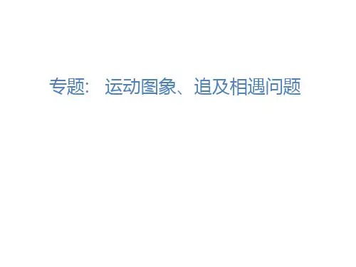 专题ppt课件 运动图象、追及相遇问题