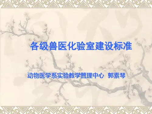 各级化验室建设标准