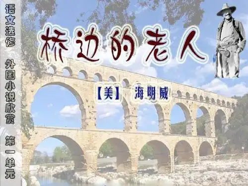 【公开课】外国小说欣赏第一单元《桥边的老人》课件(42张PPT)