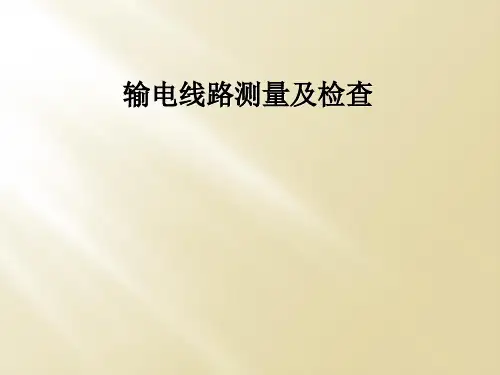 输电线路测量及检查