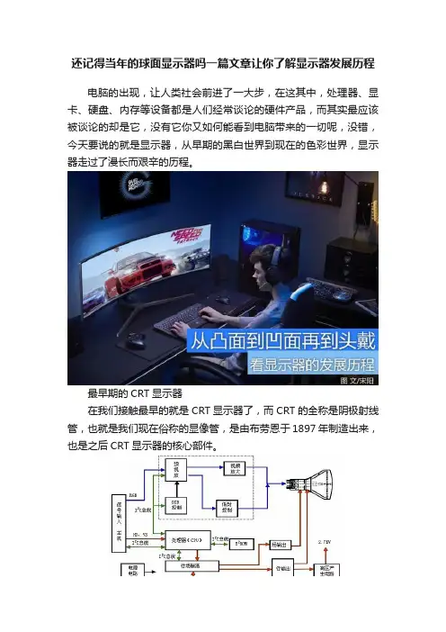 还记得当年的球面显示器吗一篇文章让你了解显示器发展历程