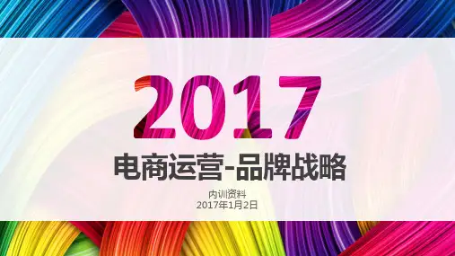 电商运营品牌篇精品PPT课件